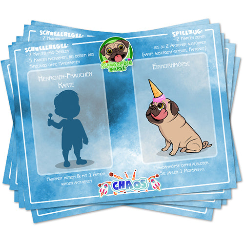 Schnapp die Möpse - Playerboards (7 Stück)